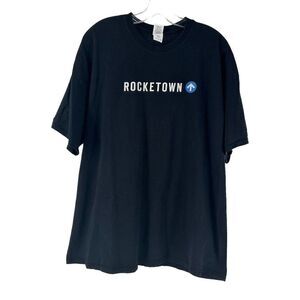 Rocketown Skatepark T Shirt Mens Size 2XL Black Short Sleeve Nashville TN Music